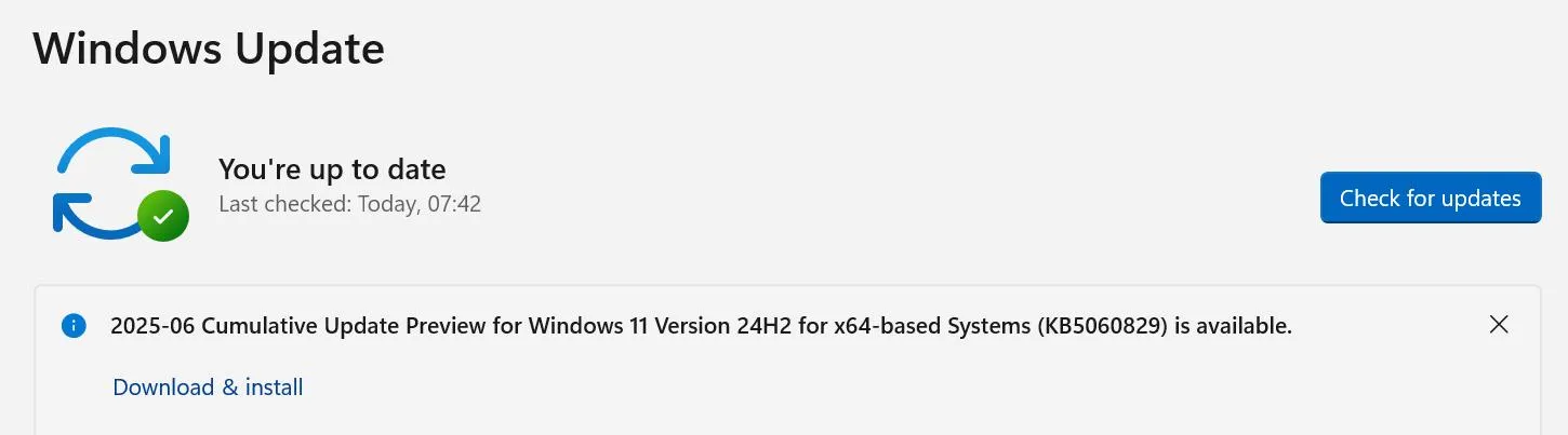 windows update