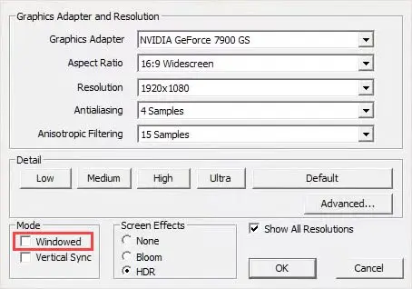 Graphics Adapter and Resolution