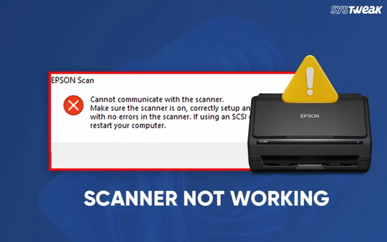 Scanner-Not-Working