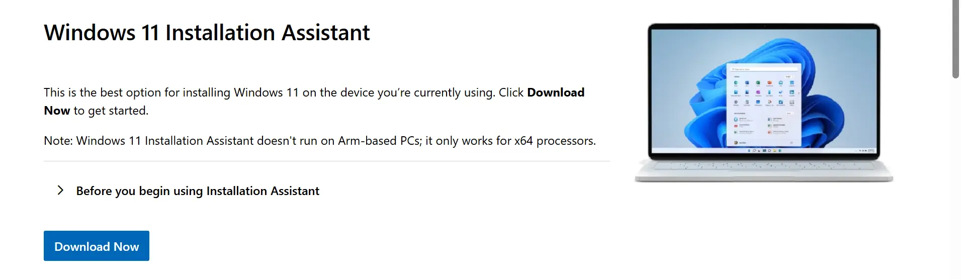 Windows 11 Download Page