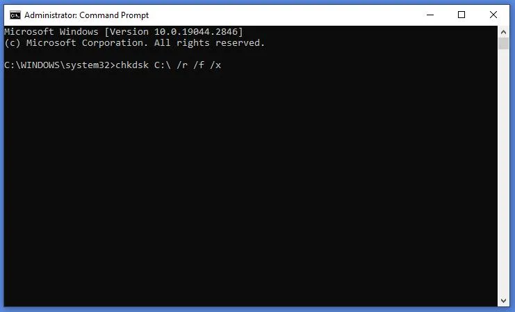 chkdsk