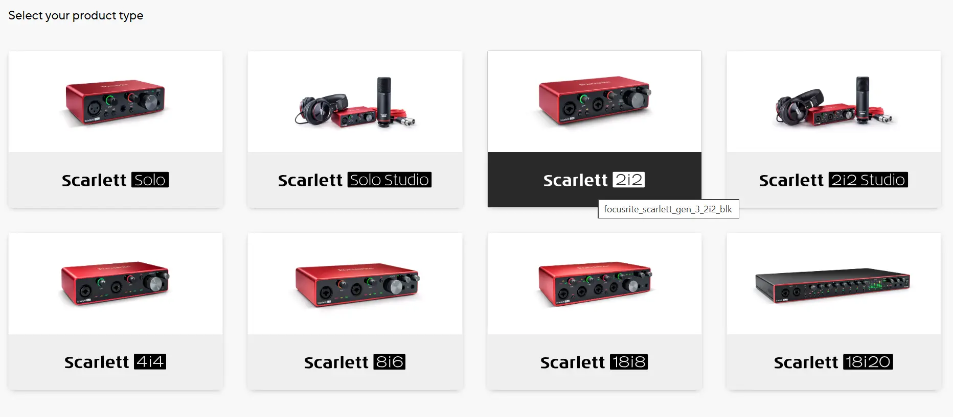 product type