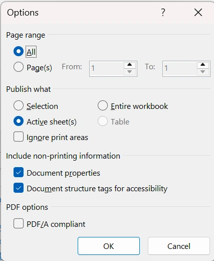 Adjust page layout