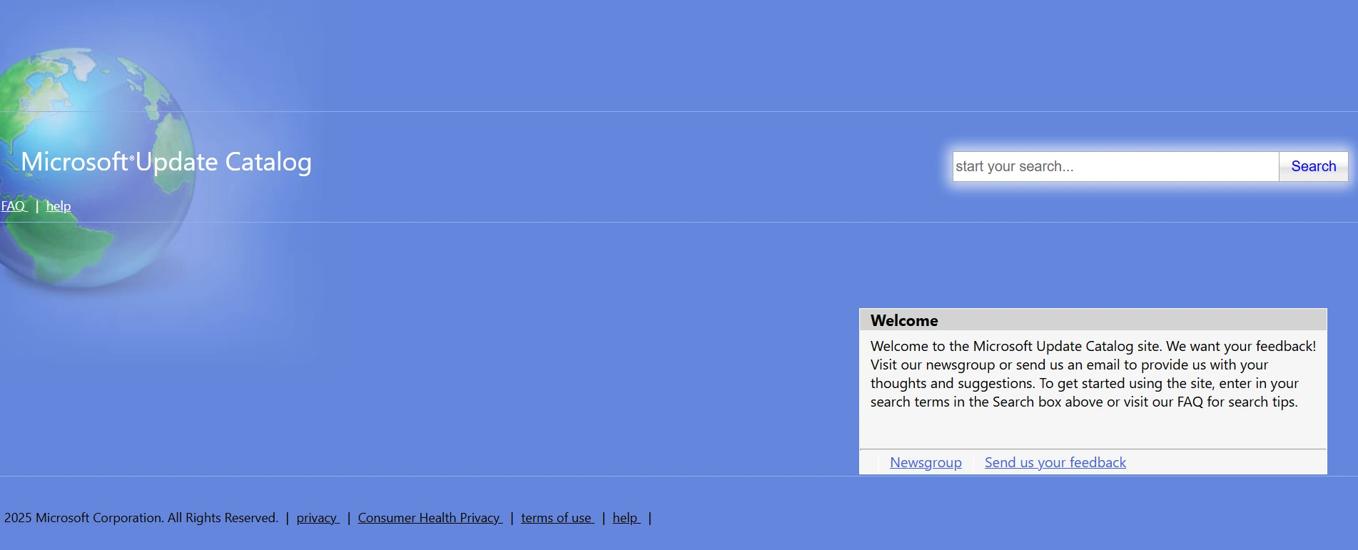 Microsoft Update Catalog