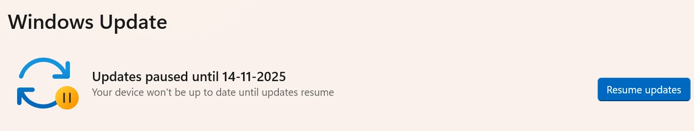 Resume Update Button