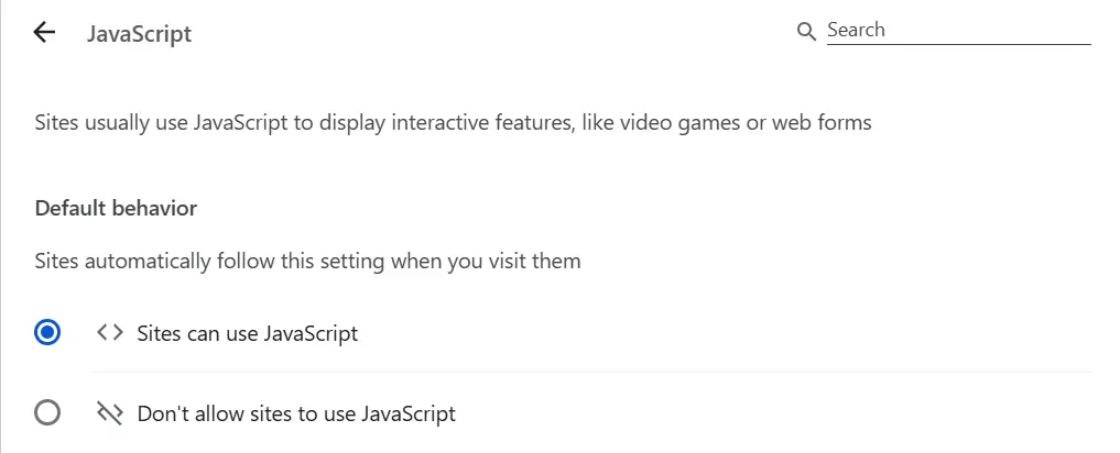 selected radio button allow JavaScript