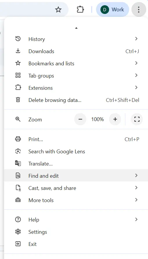 three dots top-right corner