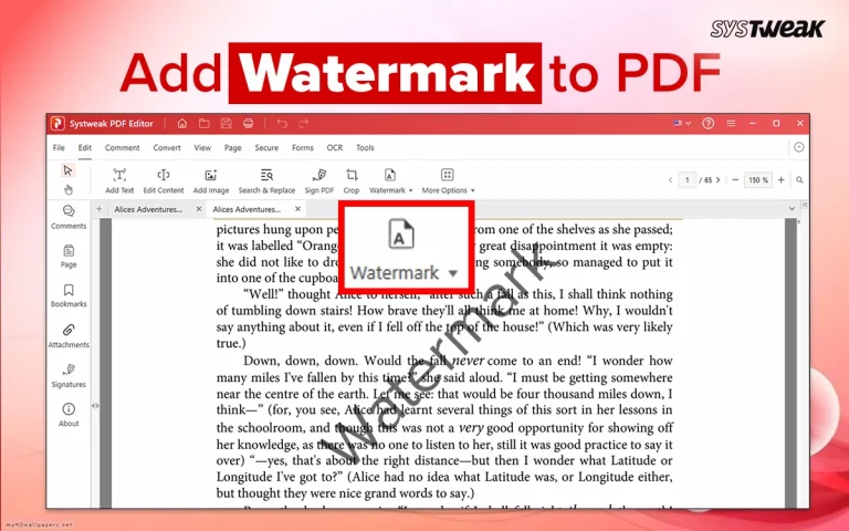 Add Watermark to PDF Windows