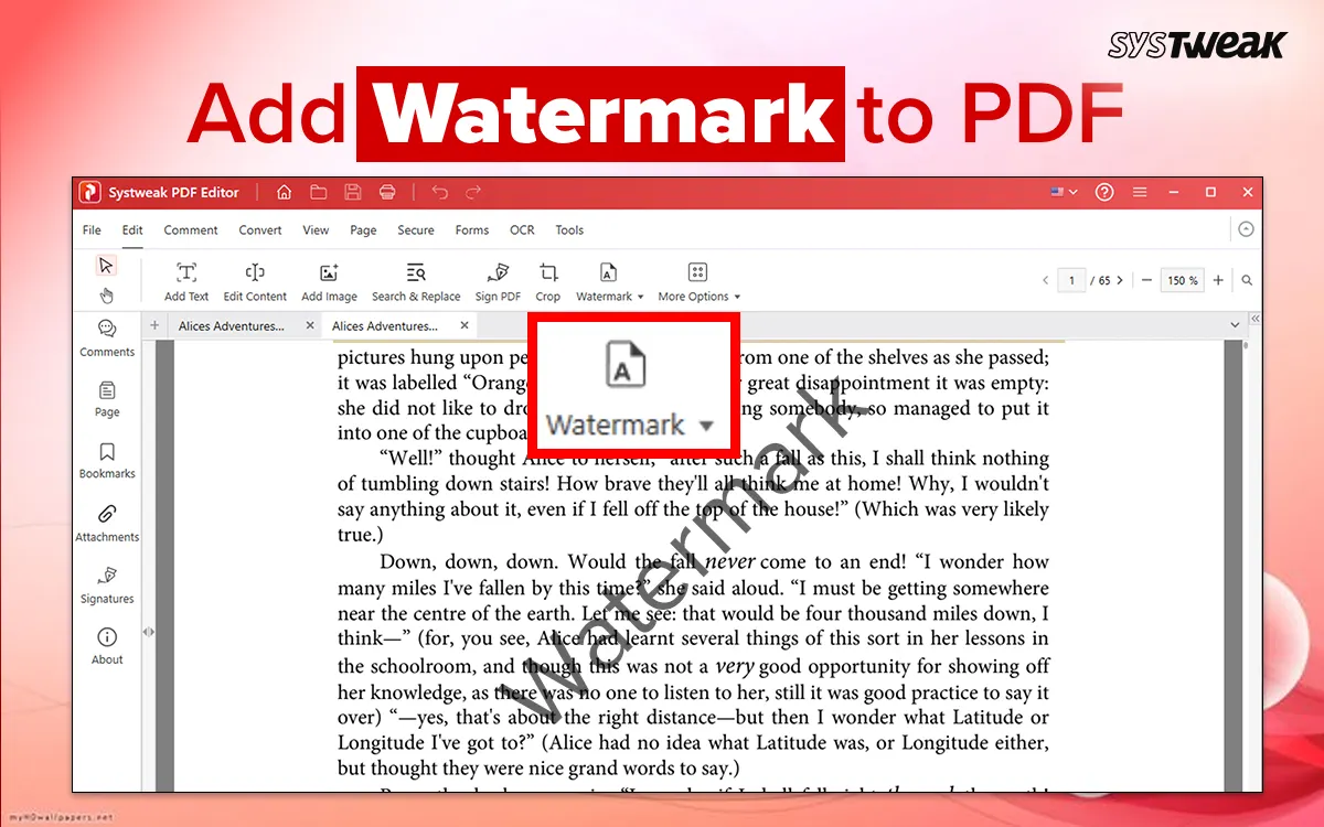 Add Watermark to PDF Windows