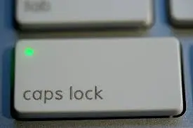 Caps lock