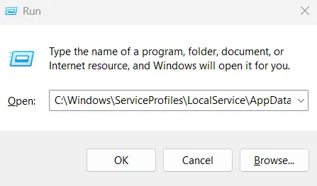 LocalService Command