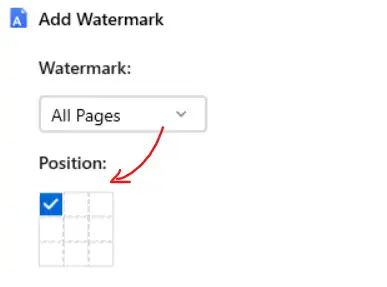 watermark right position