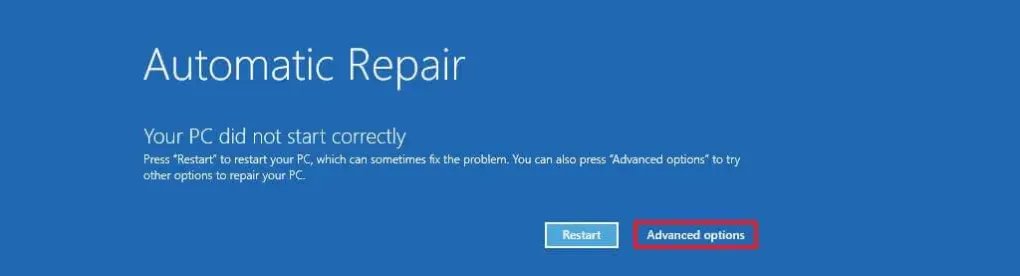 Automatic repair
