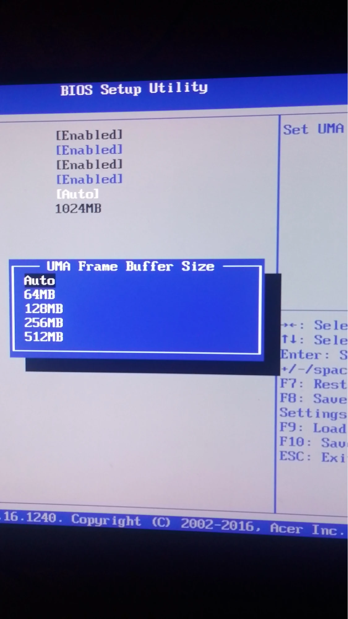 BIOS Setting Utility