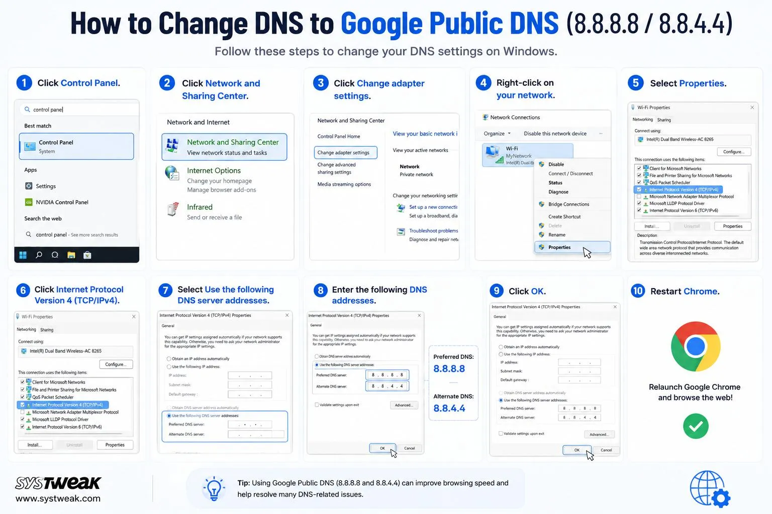 Change DNS Server