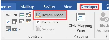 Design Mode