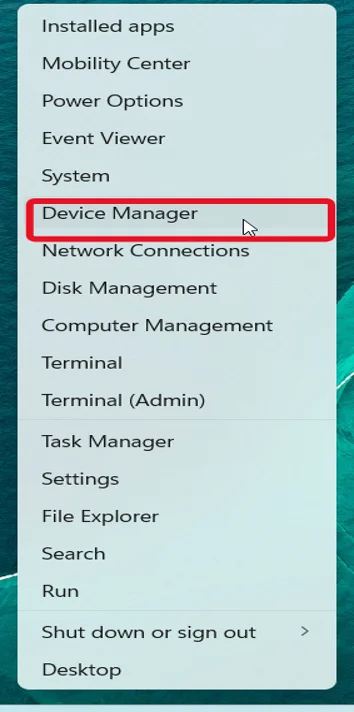 Device manager