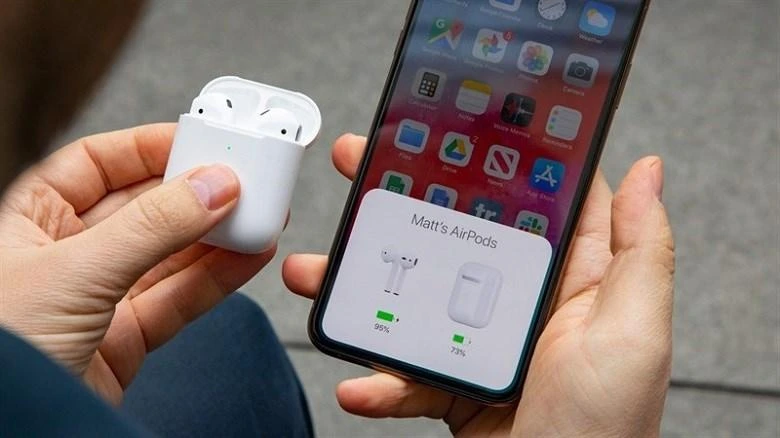 Link AirPods to nearby Device