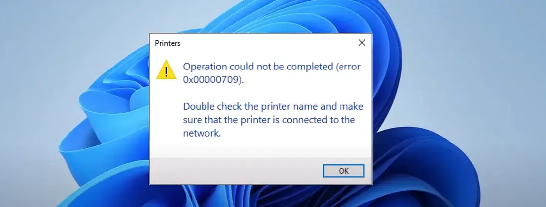 Operation could not be completed