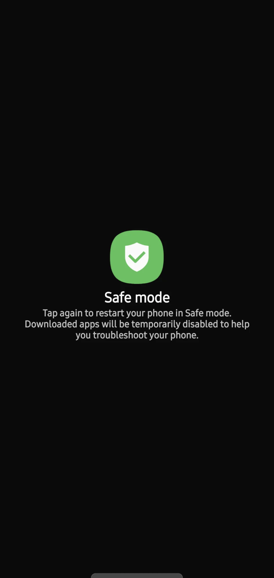 Phone Safe Mode