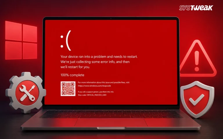 Red Screen of Death (RSOD) Error on Windows