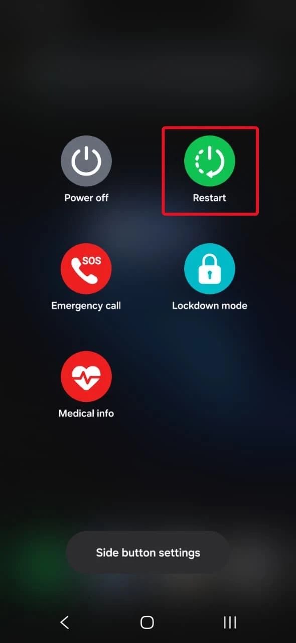 Restart Button