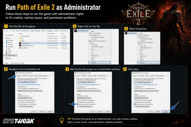 Run the Game as Administrator