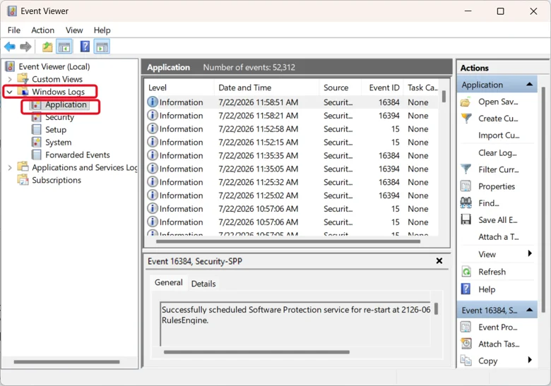 Windows Logs