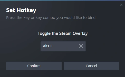 set hotkey