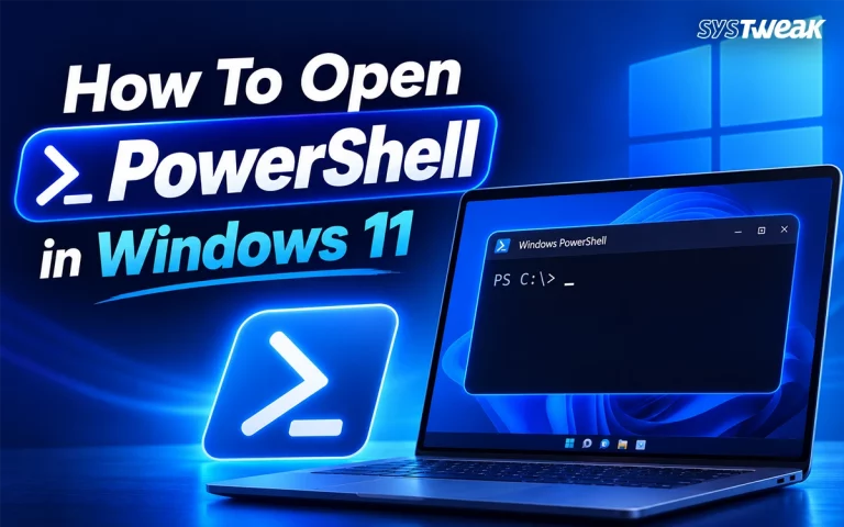 How to Open PowerShell in Windows 11