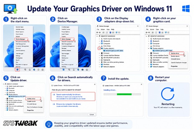 update graphics driver windows 11