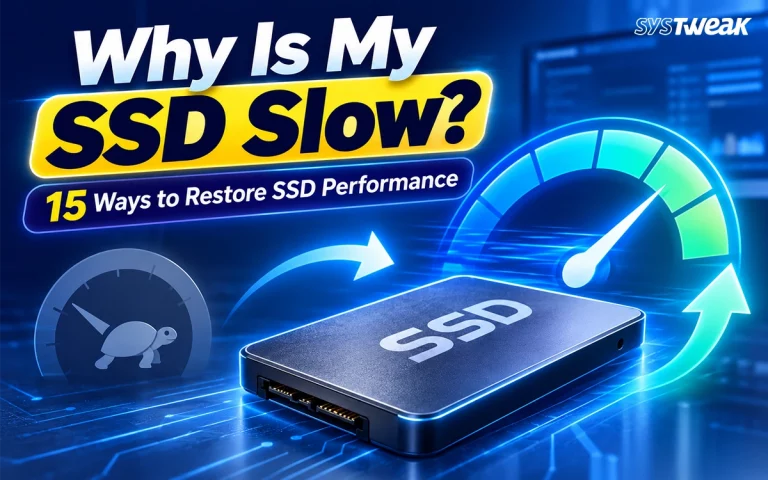 Why Is SSD Slow