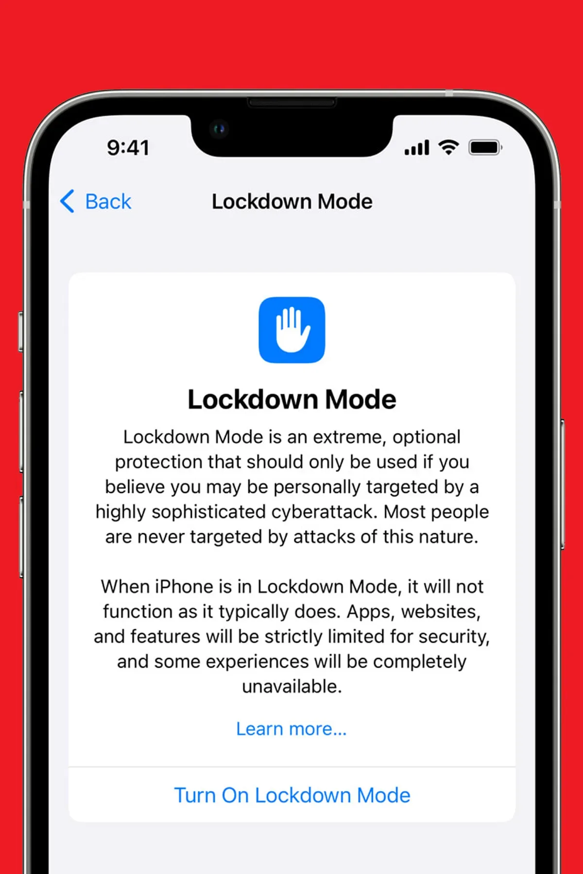 lockdown mode