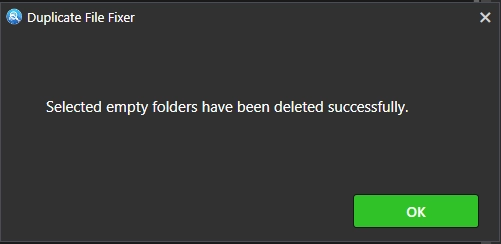 Duplicate Files Fixer will show a summary