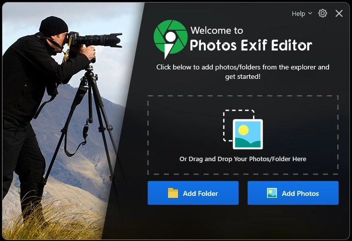 Add Photos or Folders