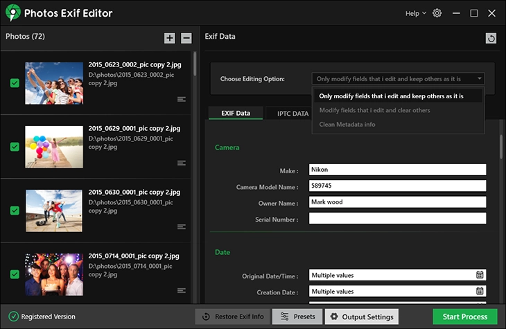 Exif Details