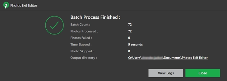 Restore Summary