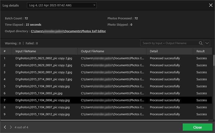 View Logs