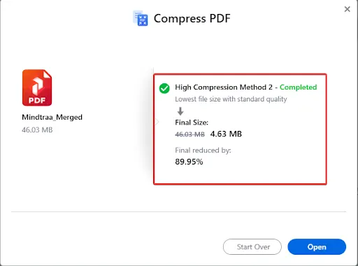 After High Compression Method 2