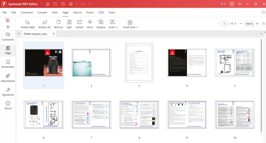 PDF will open in the software