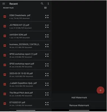Select PDF to Remove Watermark 