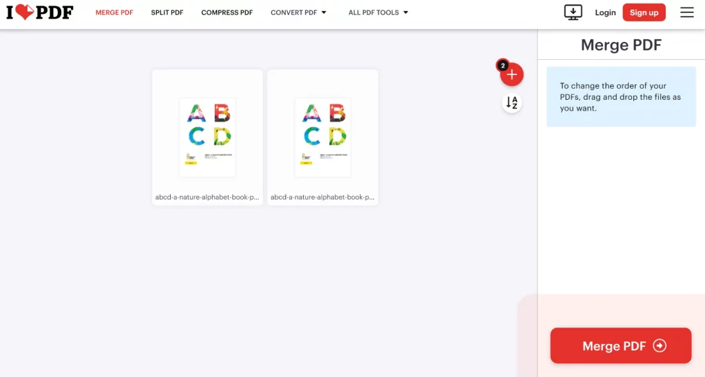 Select PDF files