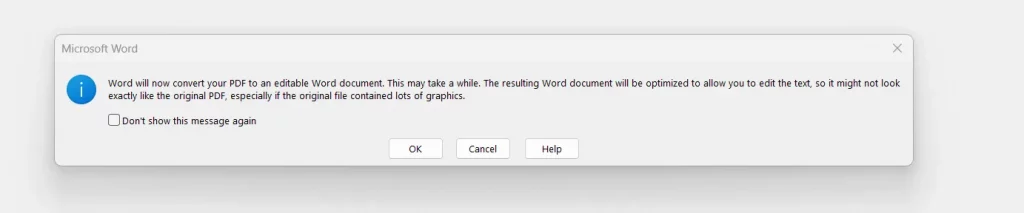 Choose the PDF you wish to convert