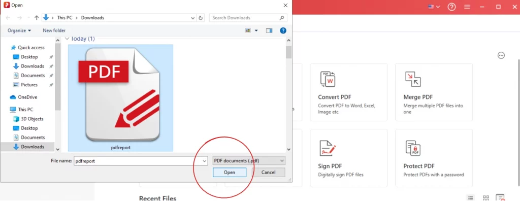 Choose the corrupted PDF file