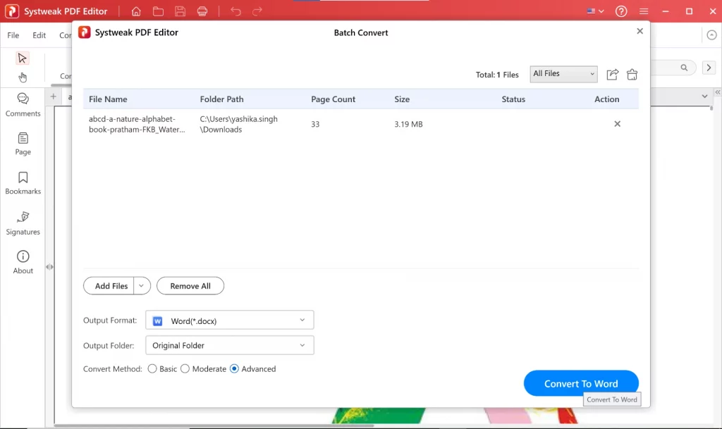 convert your PDF