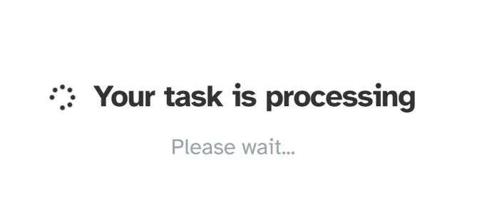 task in process