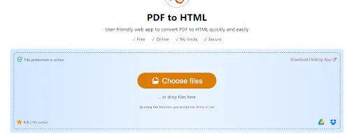 Click on the Choose Files