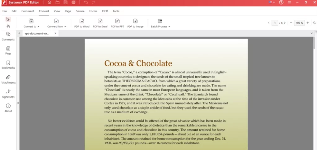 File will be converted to PDF format