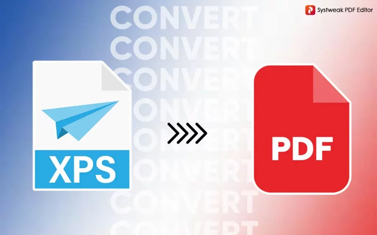 How to Convert XPS File to PDF in Windows