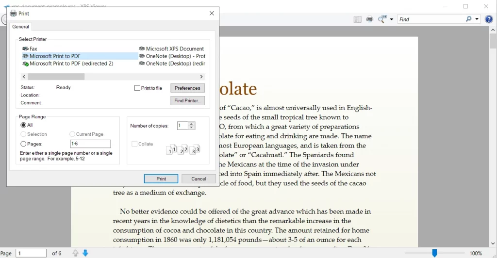 Microsoft Print To PDF